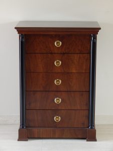 Biedermeier smizett, 5 fiókos [H-12]