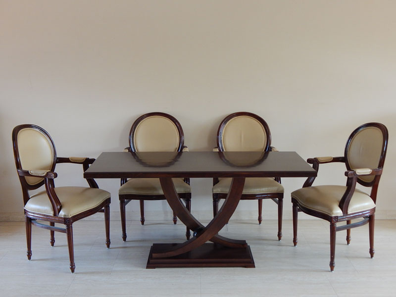 Art Deco étkezőasztal – tárgyalóasztal [C-18]